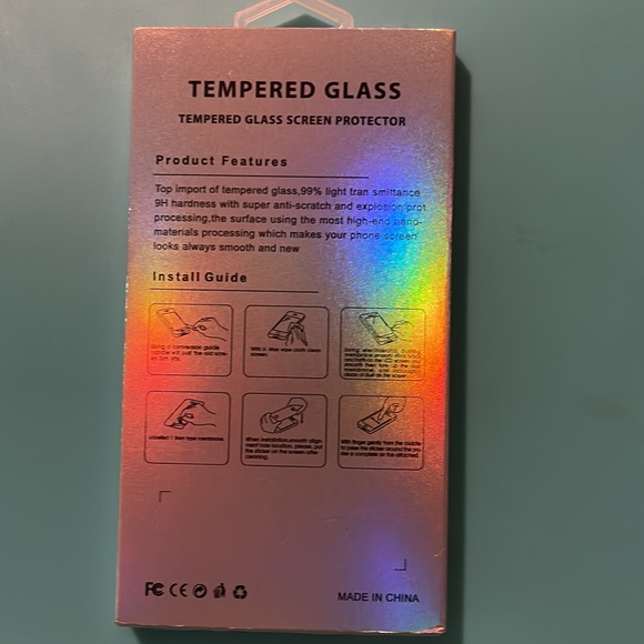 Glass full cover screen protector 9H curved glass iPhone 13 promax - Picture 2 of 3